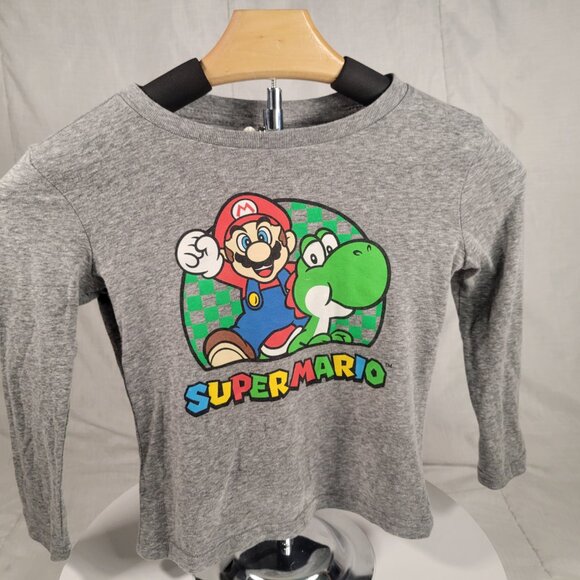 Super Mario Graphic Long Sleeve Tee Size 5T - Picture 13 of 13
